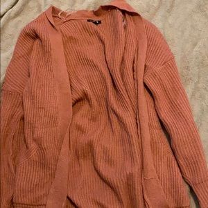 Fashion nova pink cardigan